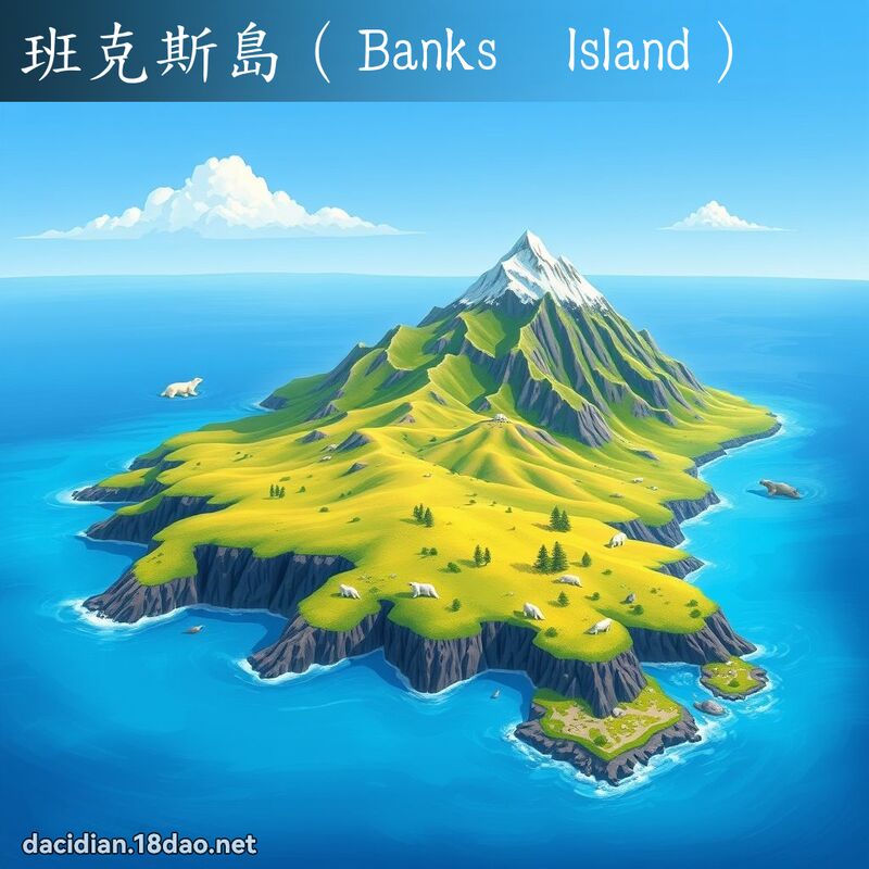 班克斯島（Banks　Island） - 國語大辭典配圖