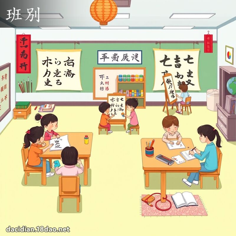 班別 - 國語大辭典配圖