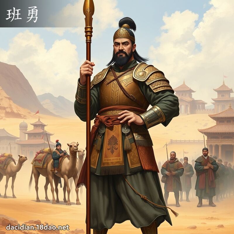 班勇 - 國語大辭典配圖