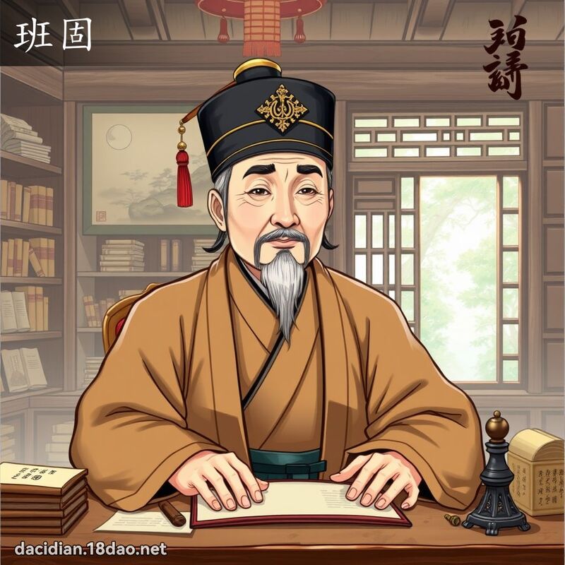 班固 - 國語大辭典配圖