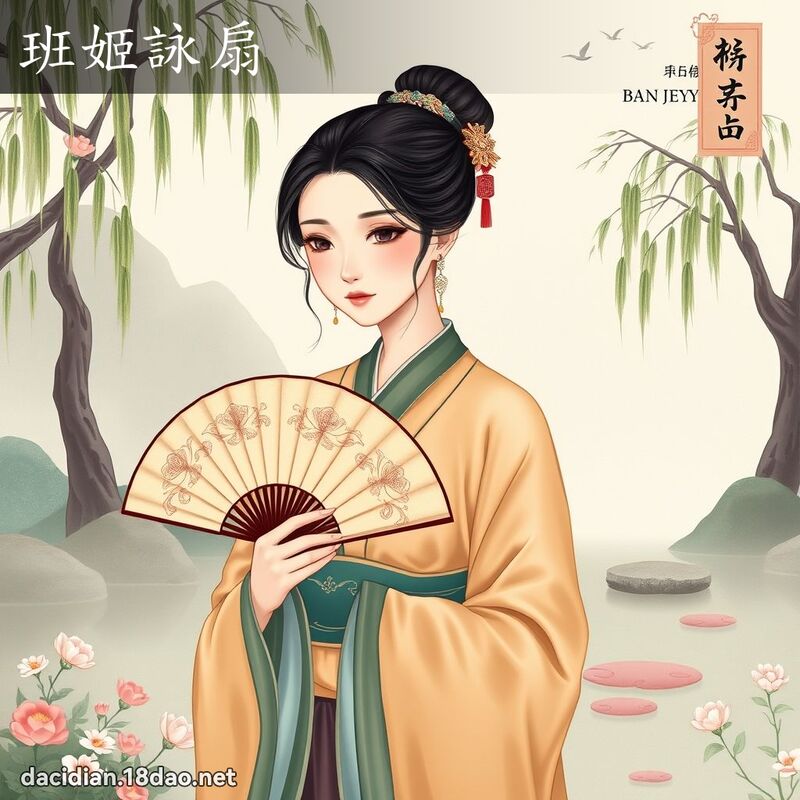 班姬詠扇 - 國語大辭典配圖