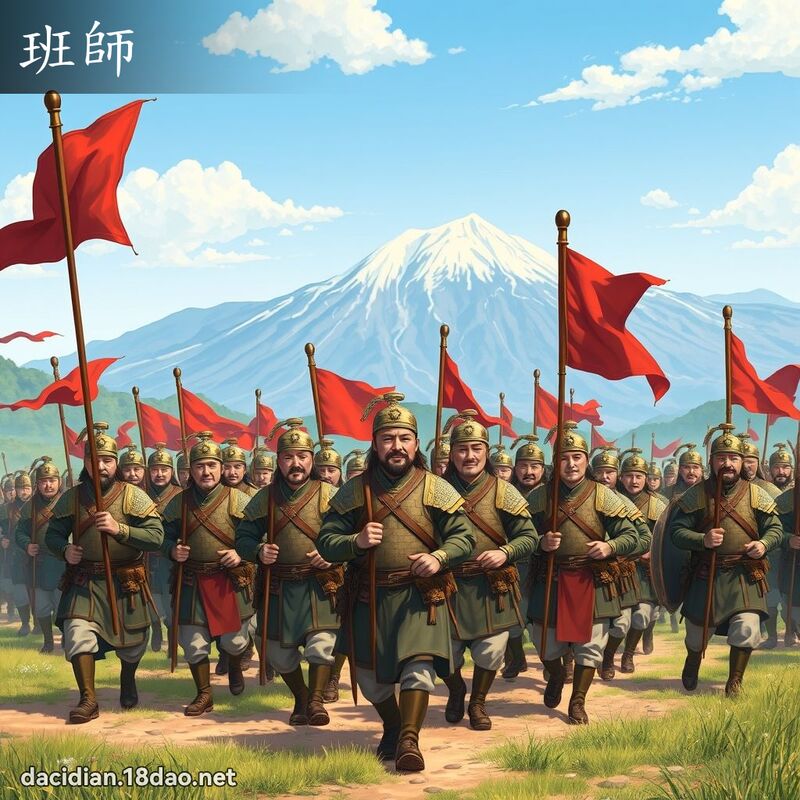 班师 - 国语大辞典配图