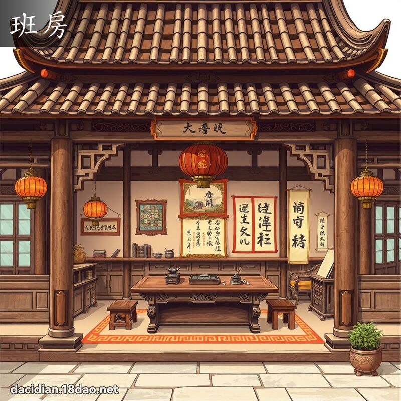 班房 - 國語大辭典配圖