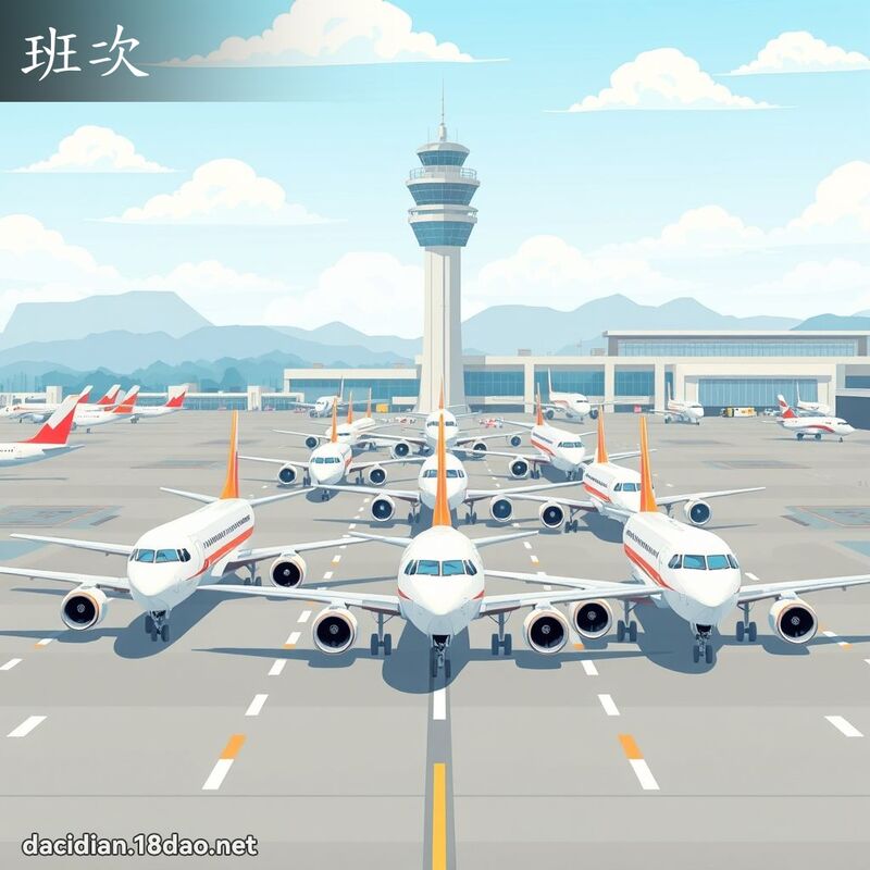 班次 - 國語大辭典配圖