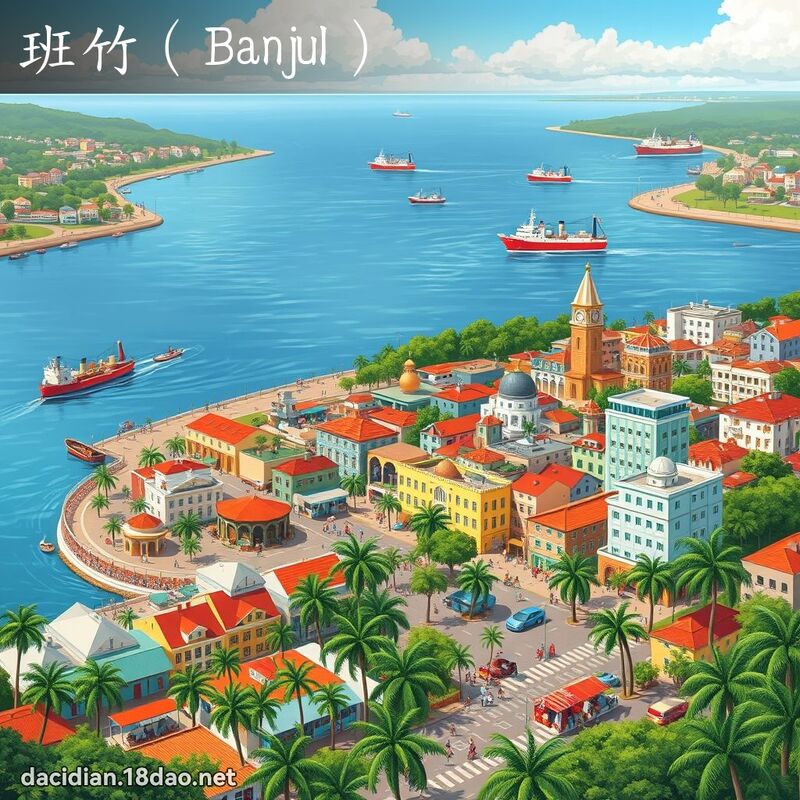 班竹（Banjul） - 國語大辭典配圖