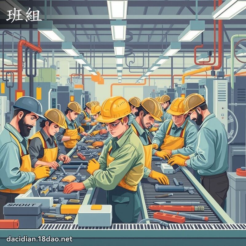 班组 - 国语大辞典配图