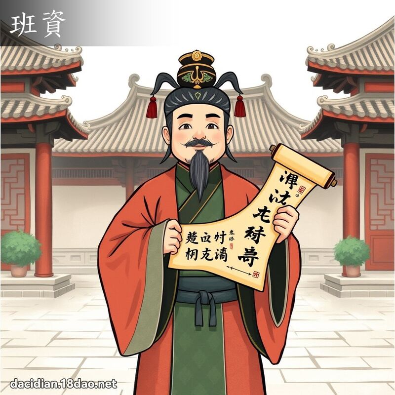 班资 - 国语大辞典配图