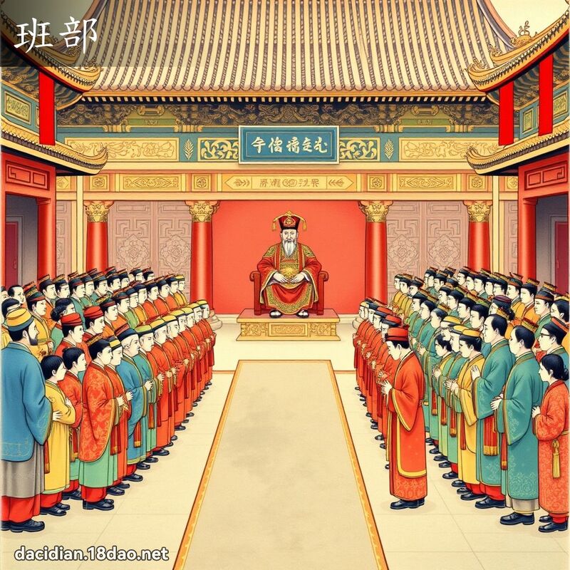 班部 - 國語大辭典配圖
