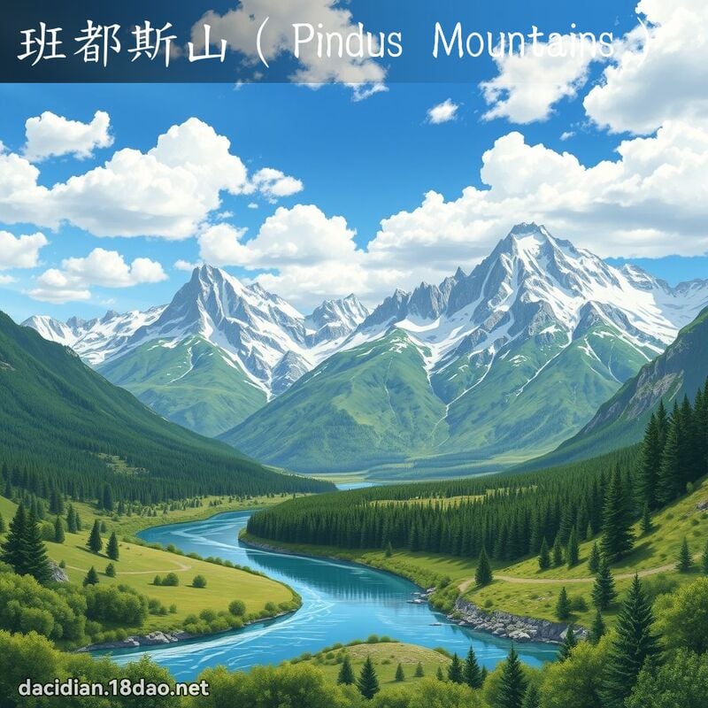 班都斯山（Pindus Mountains） - 國語大辭典配圖