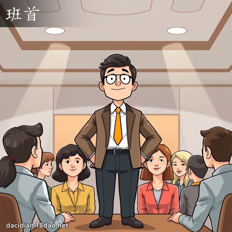 班首 - 国语大辞典配图