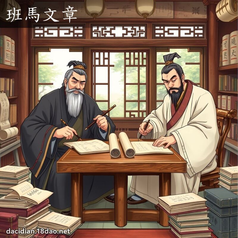 班馬文章 - 國語大辭典配圖