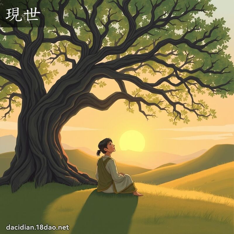 現世 - 國語大辭典配圖
