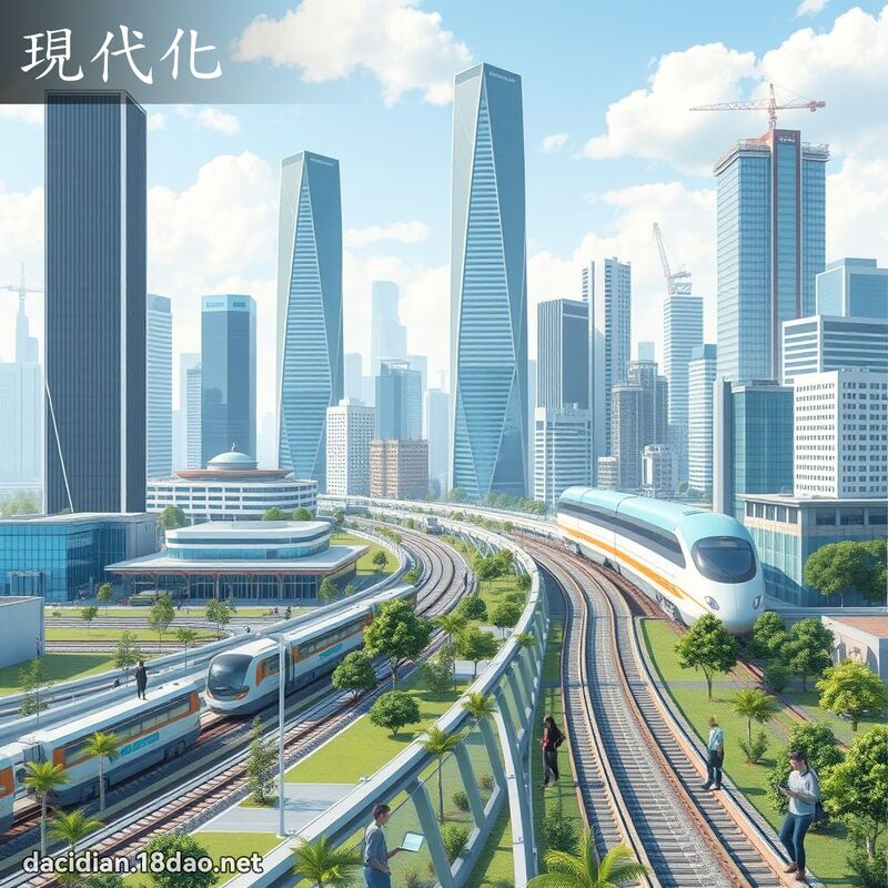 現代化 - 國語大辭典配圖