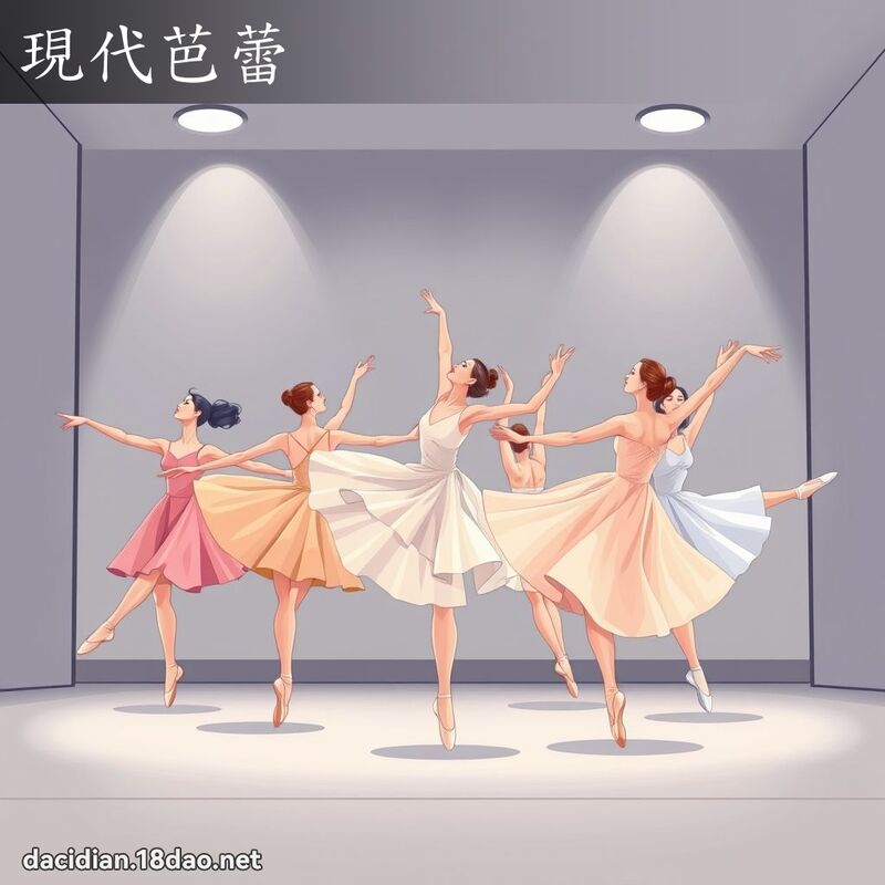 現代芭蕾 - 國語大辭典配圖