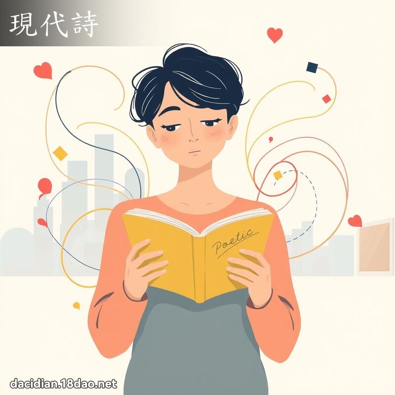 現代詩 - 國語大辭典配圖
