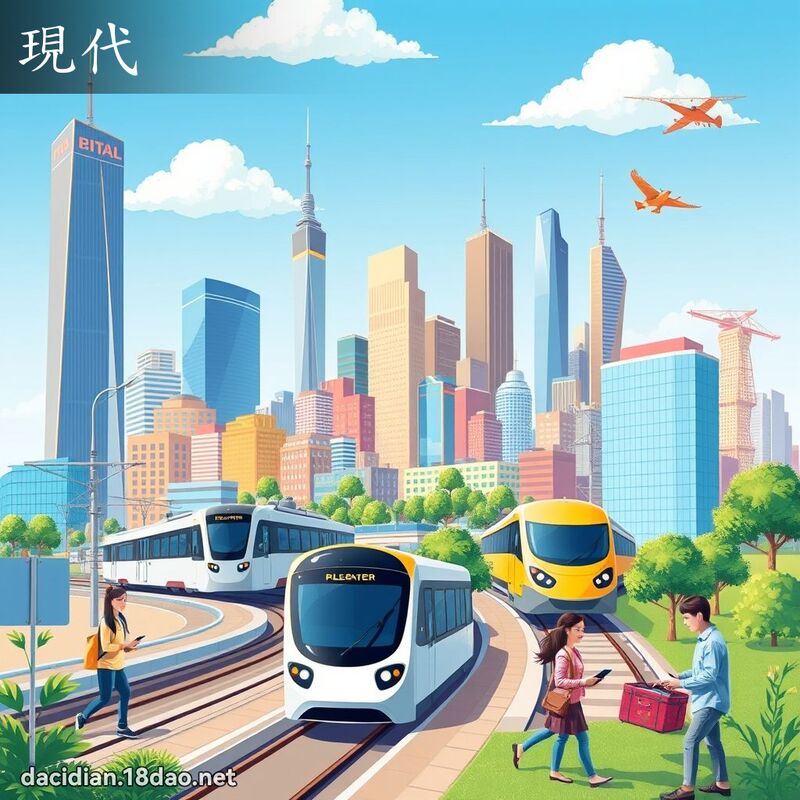 現代 - 國語大辭典配圖