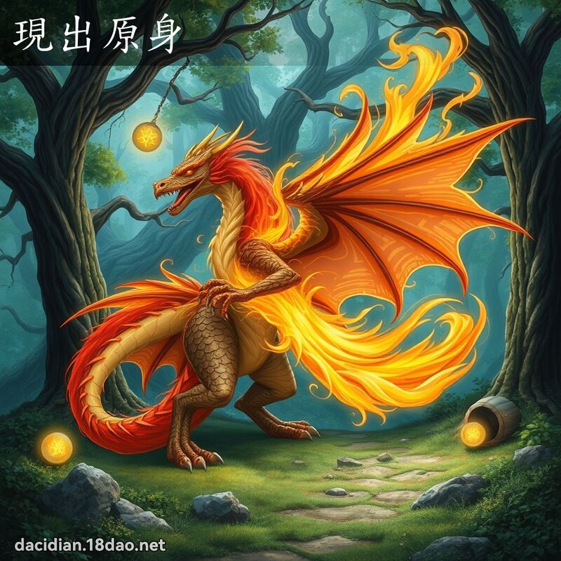 現出原身 - 國語大辭典配圖