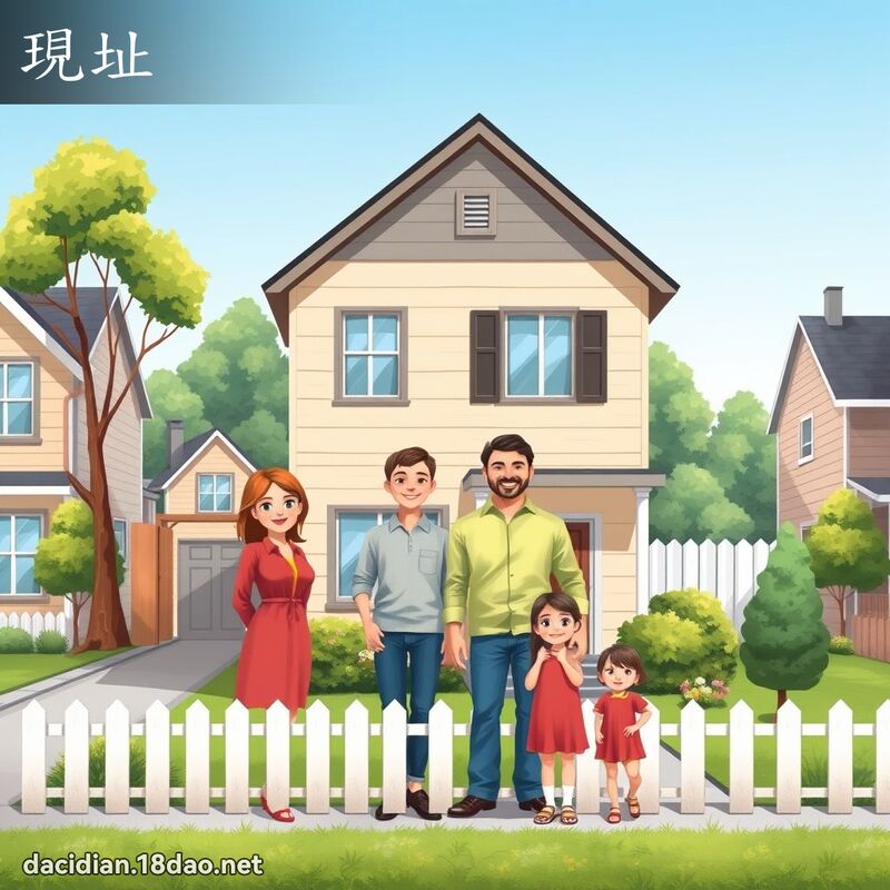 现址 - 国语大辞典配图