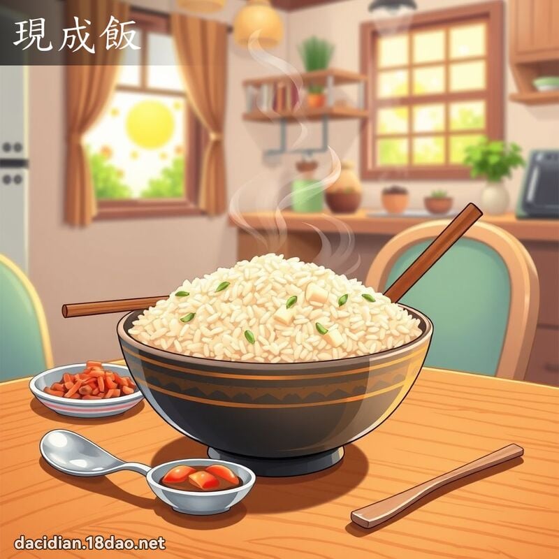現成飯 - 國語大辭典配圖