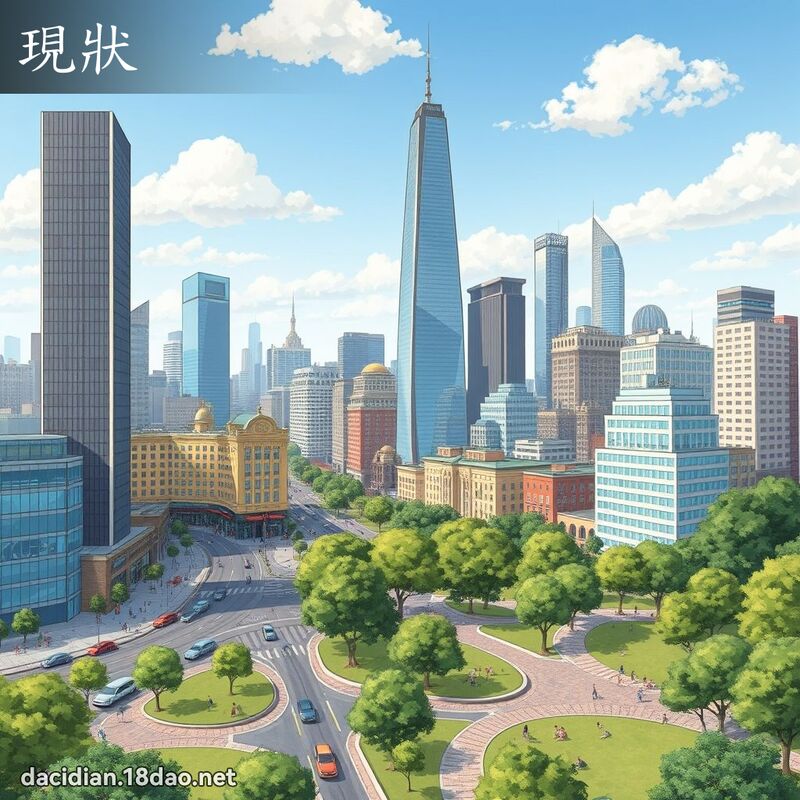 現狀 - 國語大辭典配圖