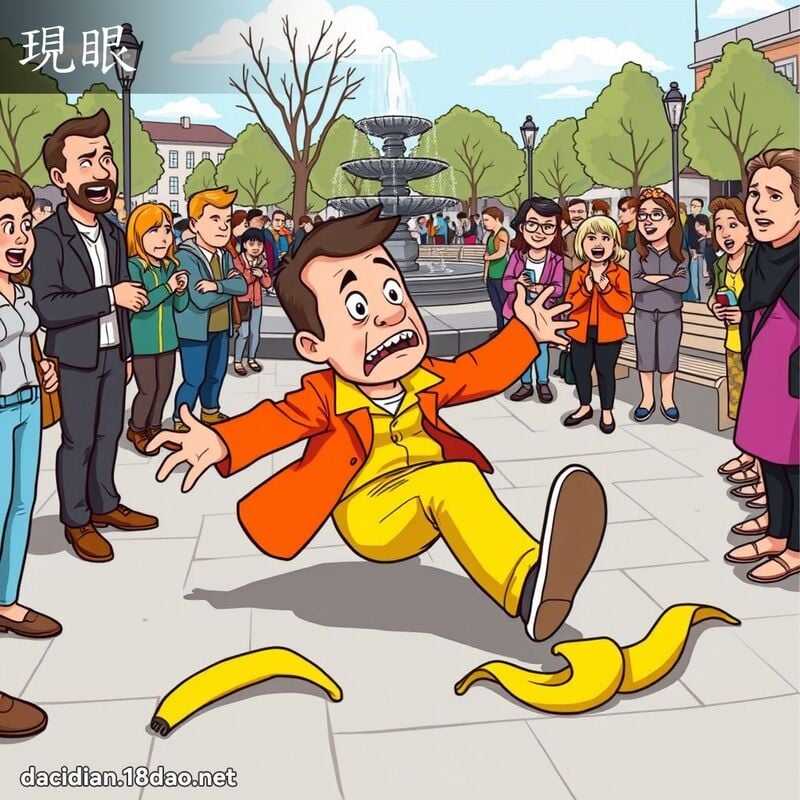 現眼 - 國語大辭典配圖