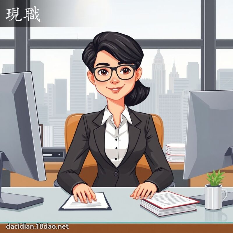 現職 - 國語大辭典配圖