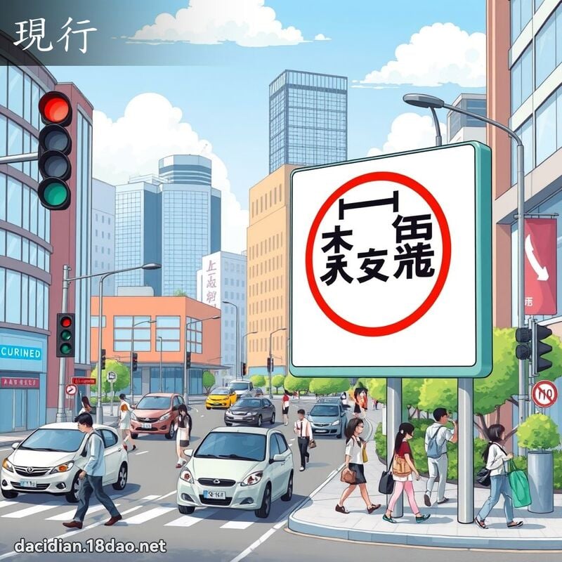 現行 - 國語大辭典配圖