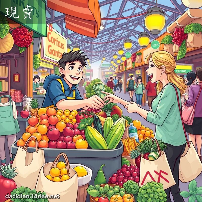 現賣 - 國語大辭典配圖