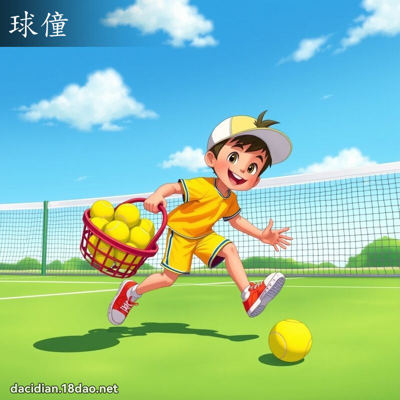 球僮 - 國語大辭典配圖