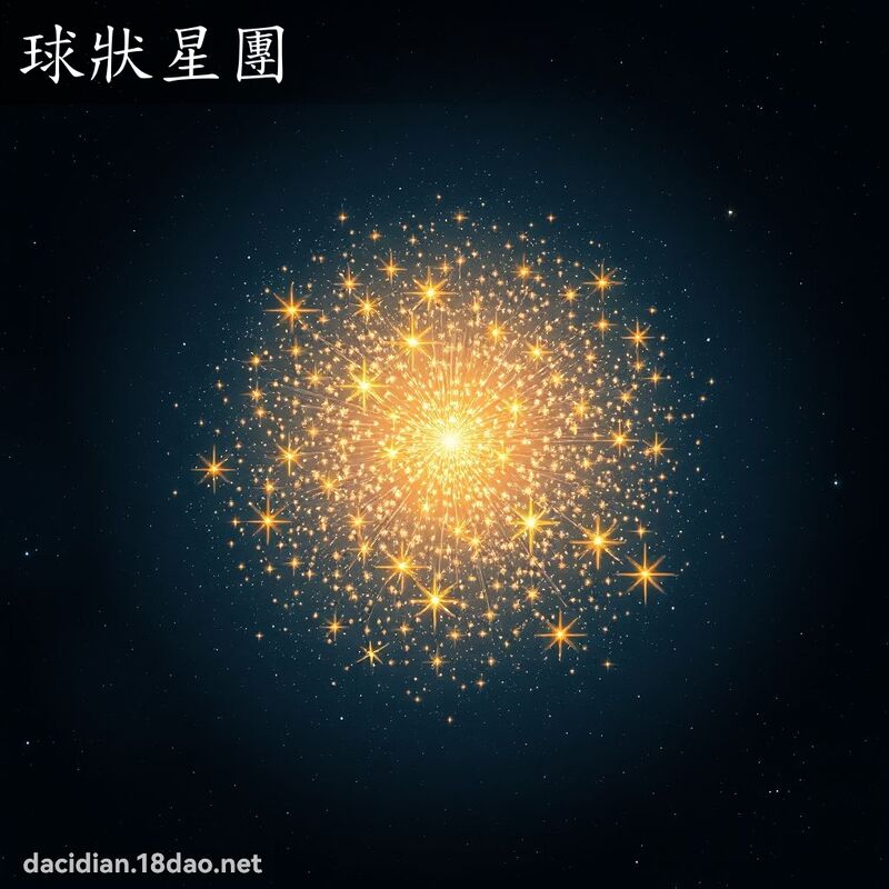 球狀星團 - 國語大辭典配圖