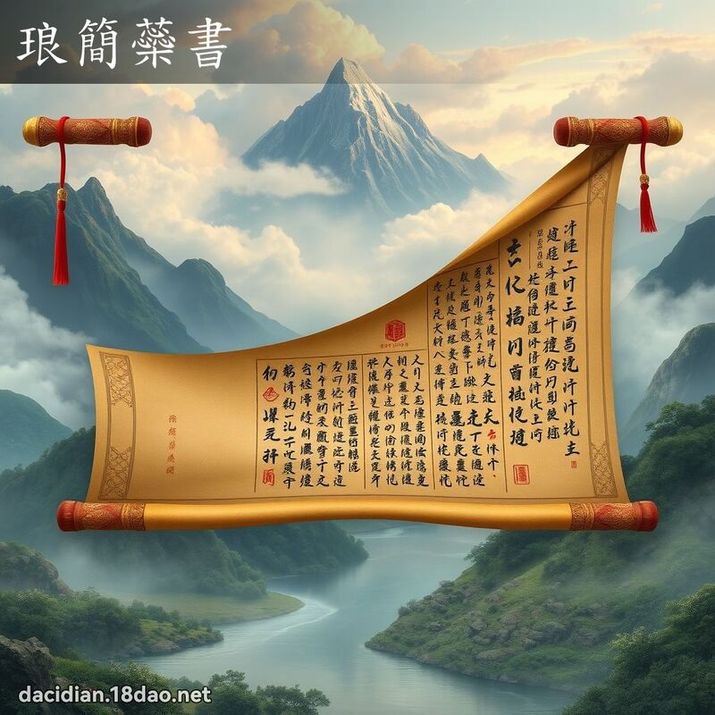 琅简蘂书 - 国语大辞典配图