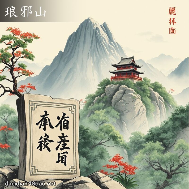 琅邪山 - 国语大辞典配图