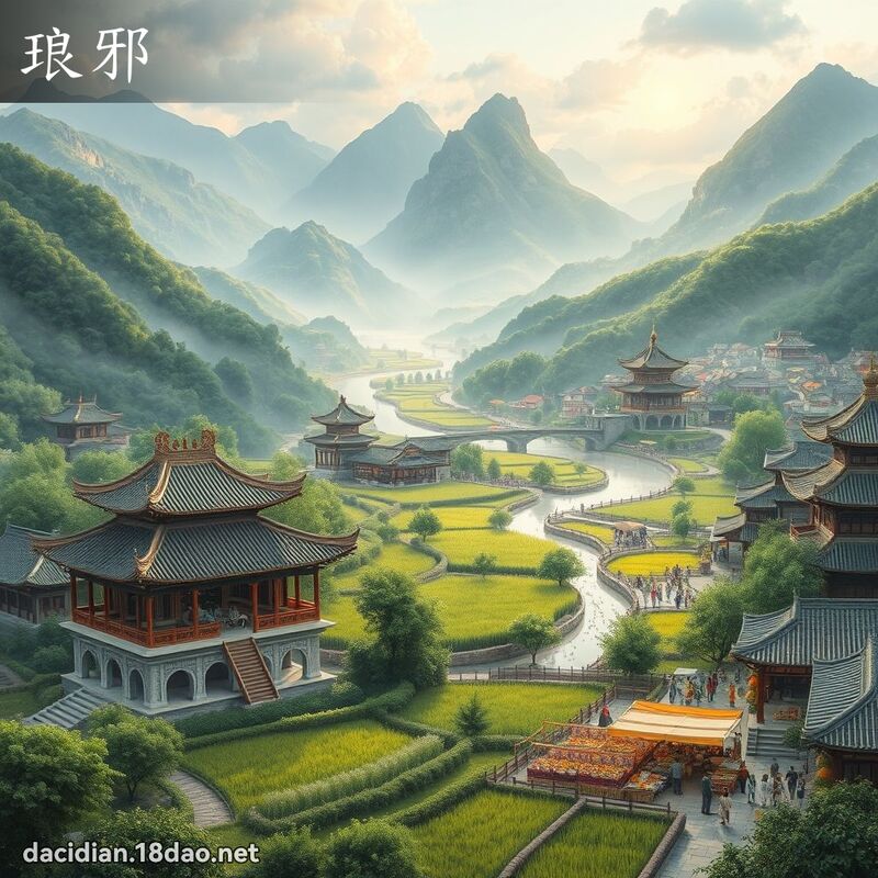 琅邪 - 国语大辞典配图