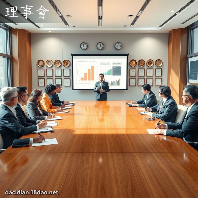 理事會 - 國語大辭典配圖
