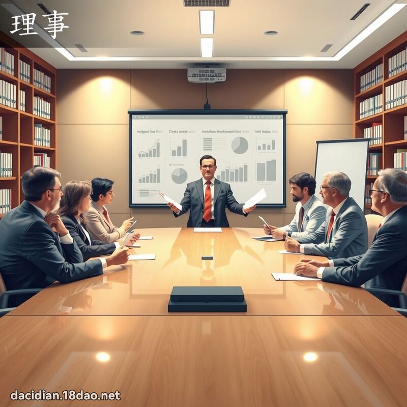 理事 - 国语大辞典配图