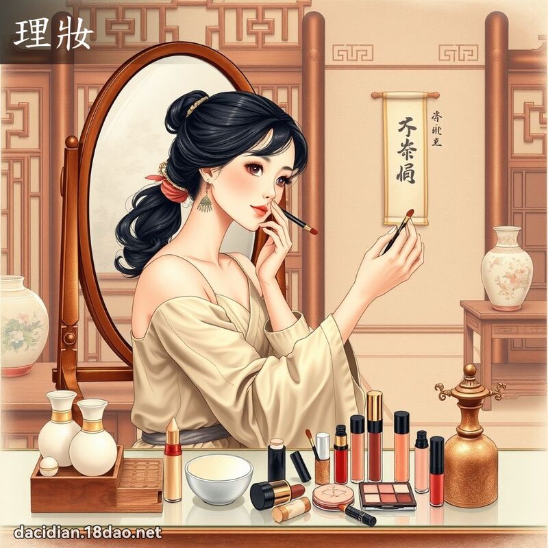 理妝 - 國語大辭典配圖
