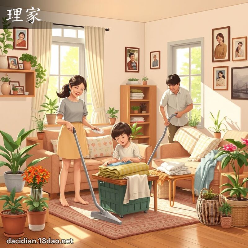 理家 - 国语大辞典配图