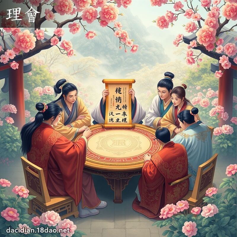 理會 - 國語大辭典配圖