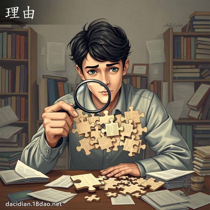 理由 - 國語大辭典配圖