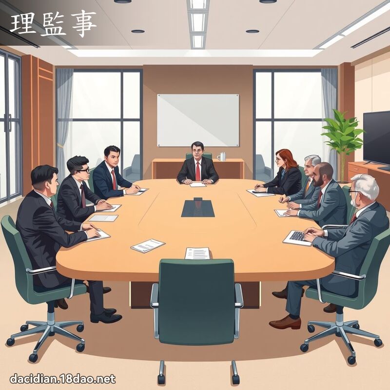 理监事 - 国语大辞典配图