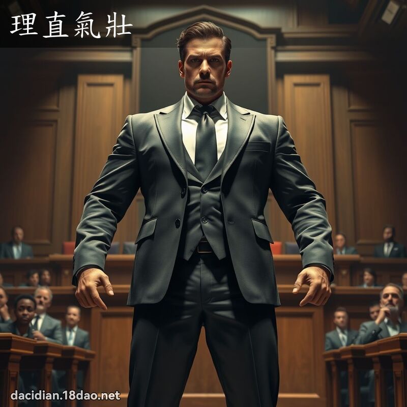 理直气壮 - 国语大辞典配图