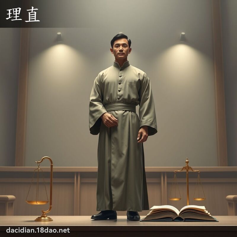 理直 - 國語大辭典配圖