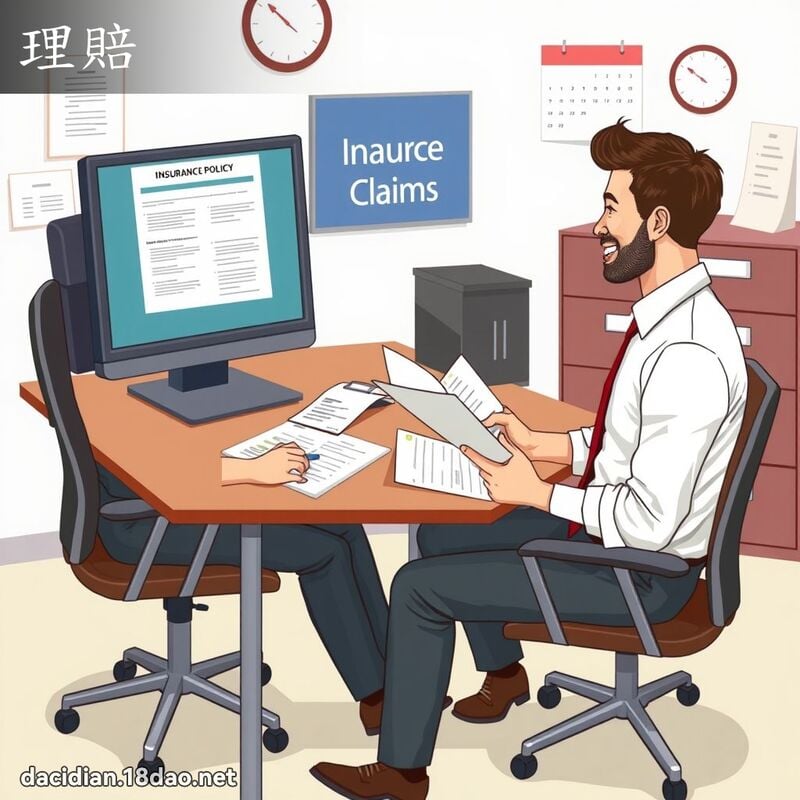 理赔 - 国语大辞典配图