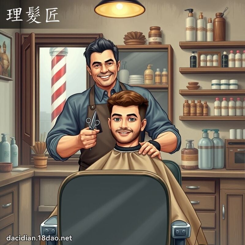 理髮匠 - 國語大辭典配圖