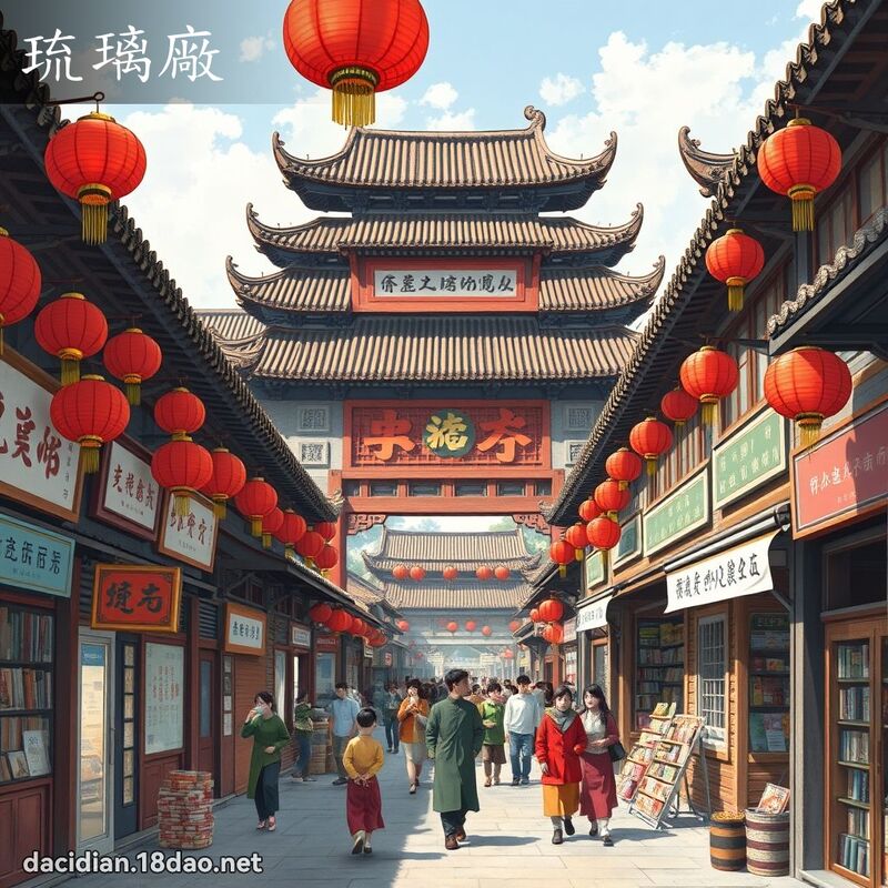 琉璃廠 - 國語大辭典配圖