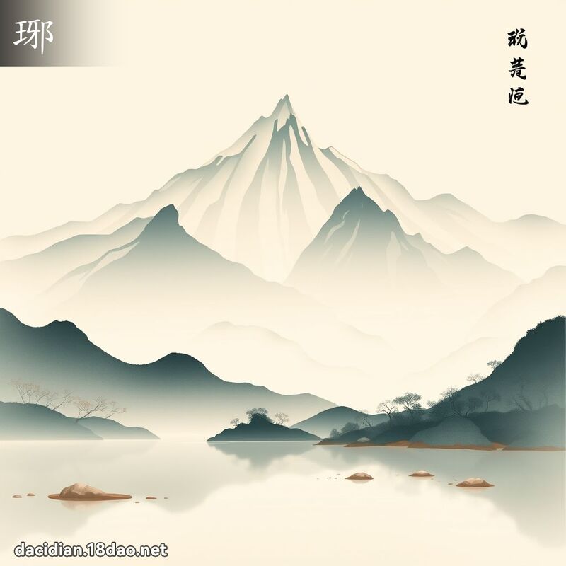 琊 - 國語大辭典配圖