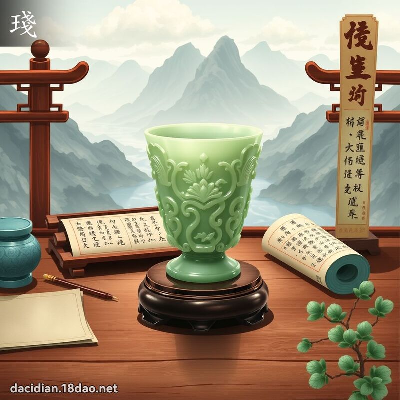 琖 - 國語大辭典配圖
