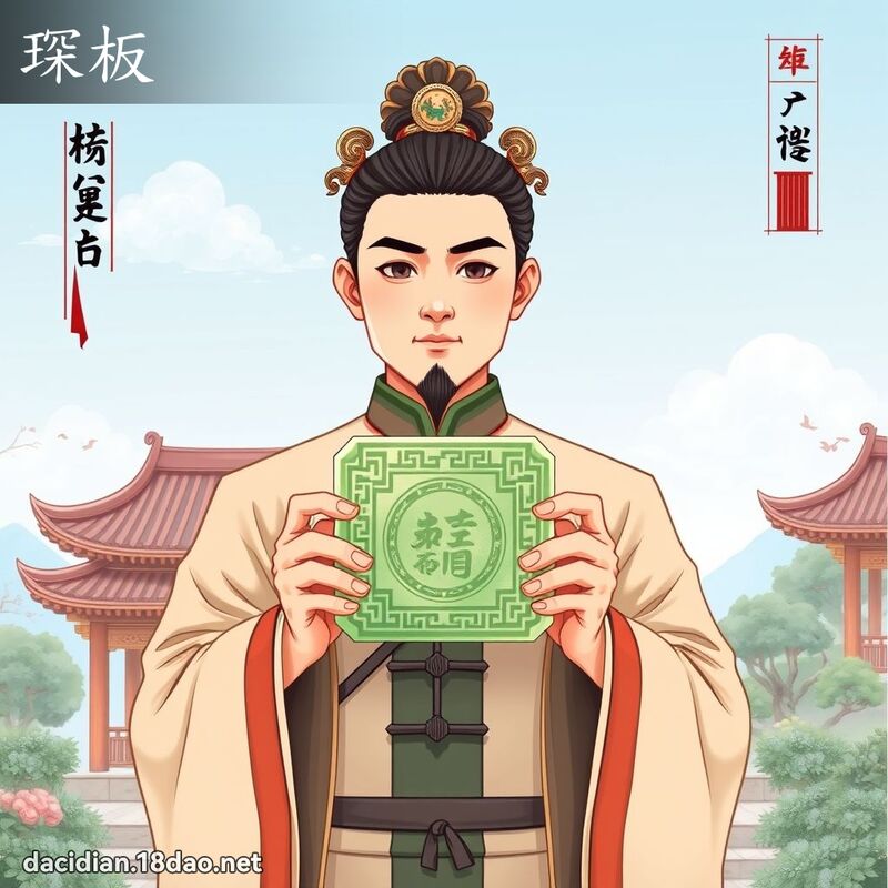 琛板 - 国语大辞典配图