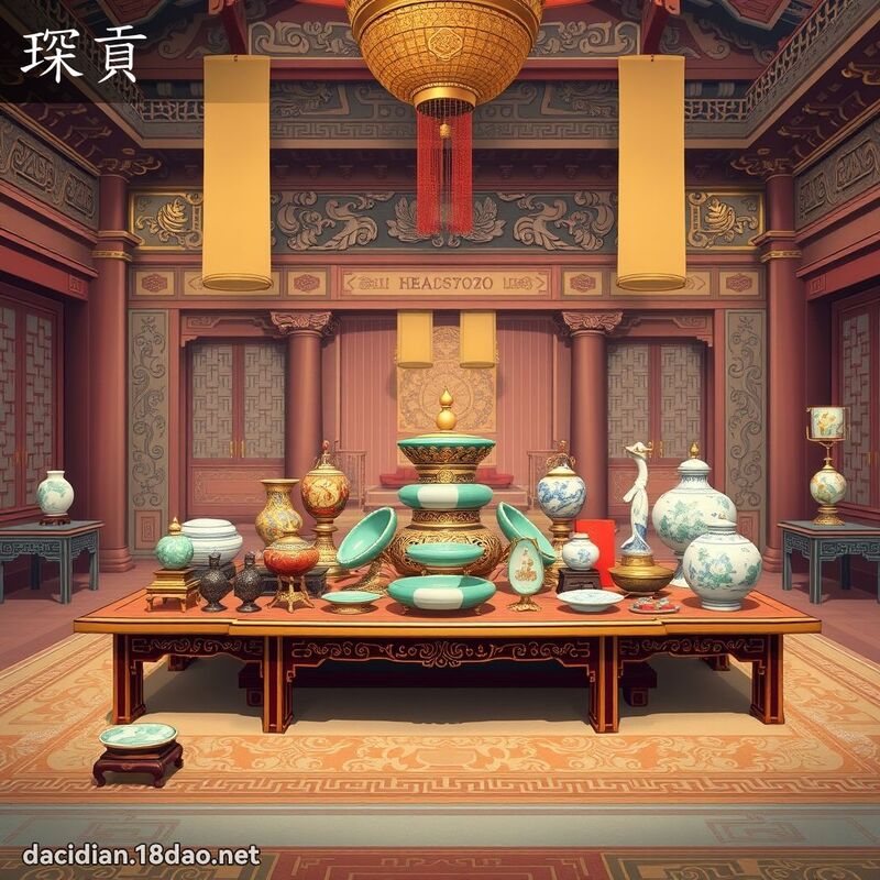 琛貢 - 國語大辭典配圖