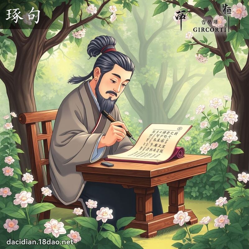 琢句 - 國語大辭典配圖